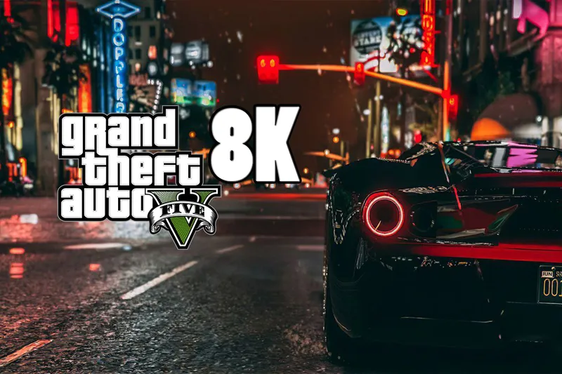 Grand Theft Auto - Real Life Graphics Hack 8K