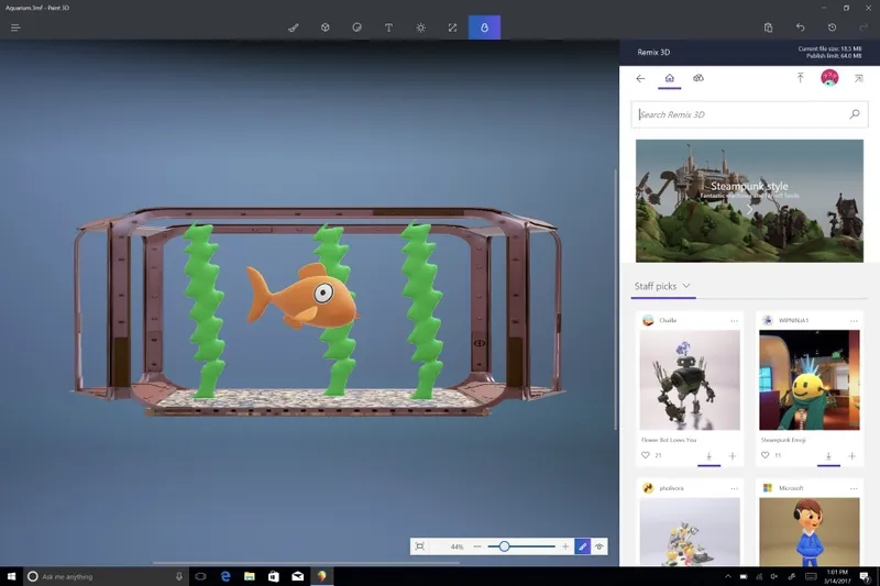 Goodbye Microsoft Paint, Hello 3D Paint!! 0