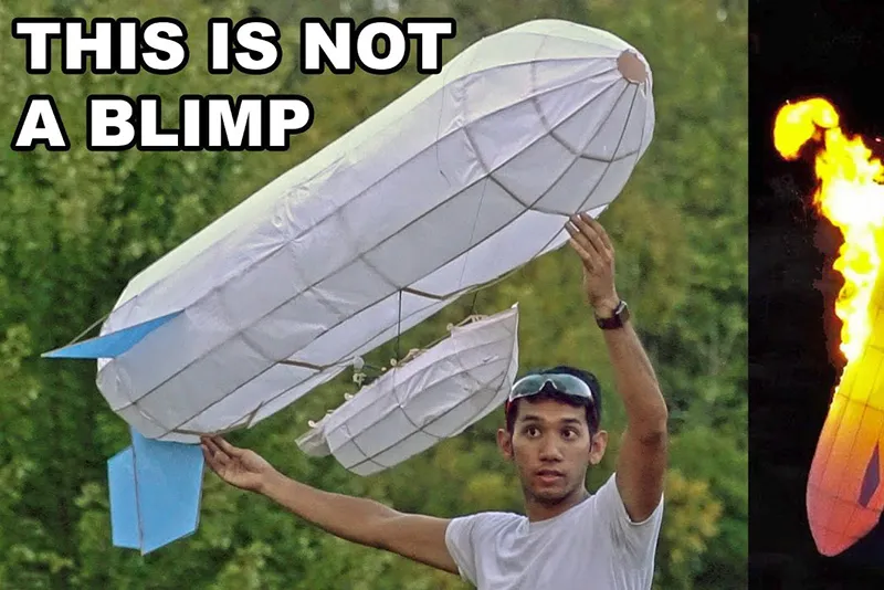 Building An RC Rigid Airship And The Pulling a Hindenburg