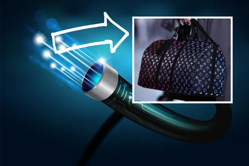 $26,000 Louis Vuitton Bag - RGB Lights And Mobile App