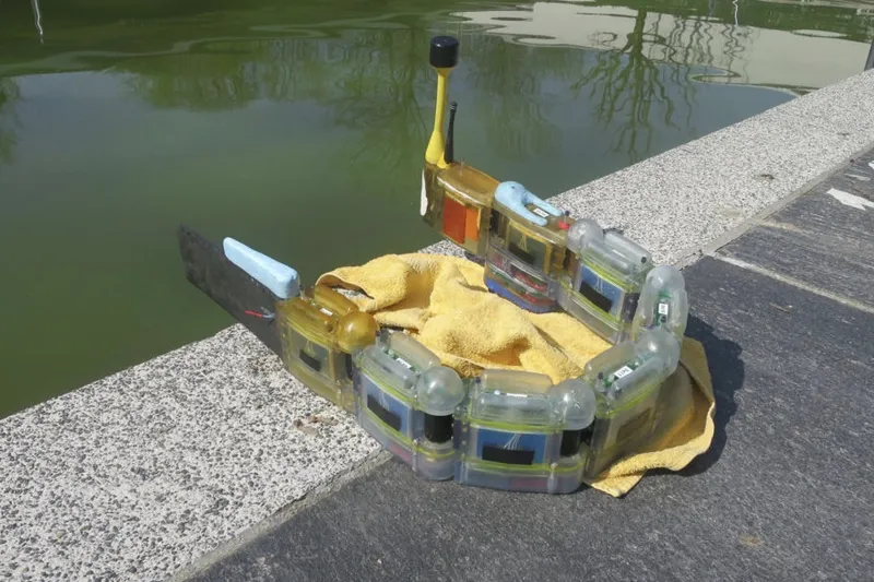 Video: This Robotic Eel hunts down water pollution!!