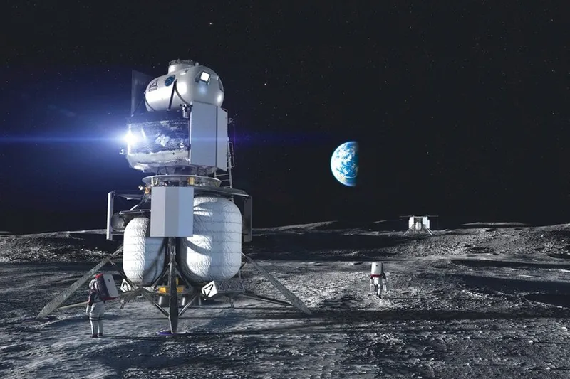 SpaceX & NASA To Start Building a Moon Base In 2024