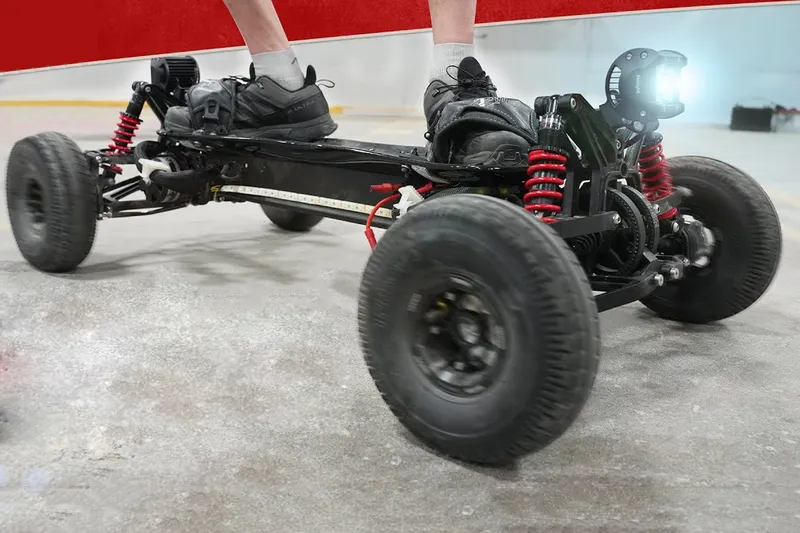 Custom Made 60 HP Electric Skateboard Is The Fastest In The World!