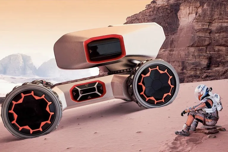 The Mars explorer can traverse the Red Planet!! 11