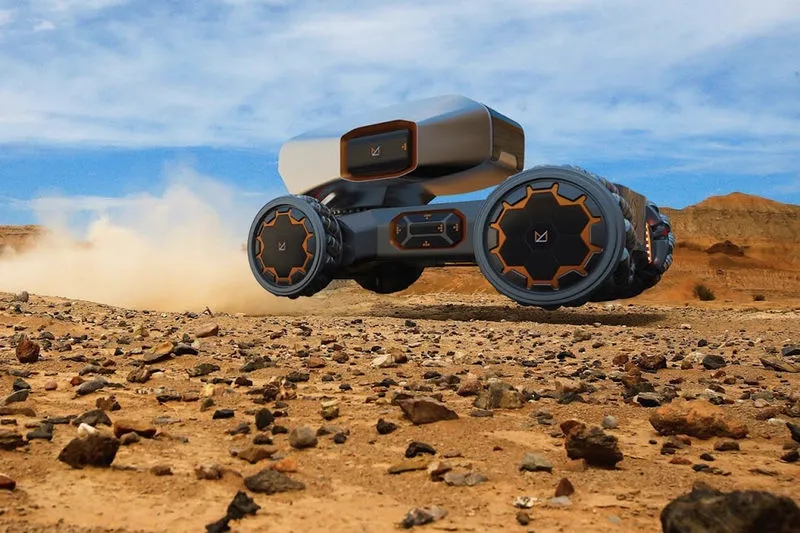 The Mars explorer can traverse the Red Planet!! 10