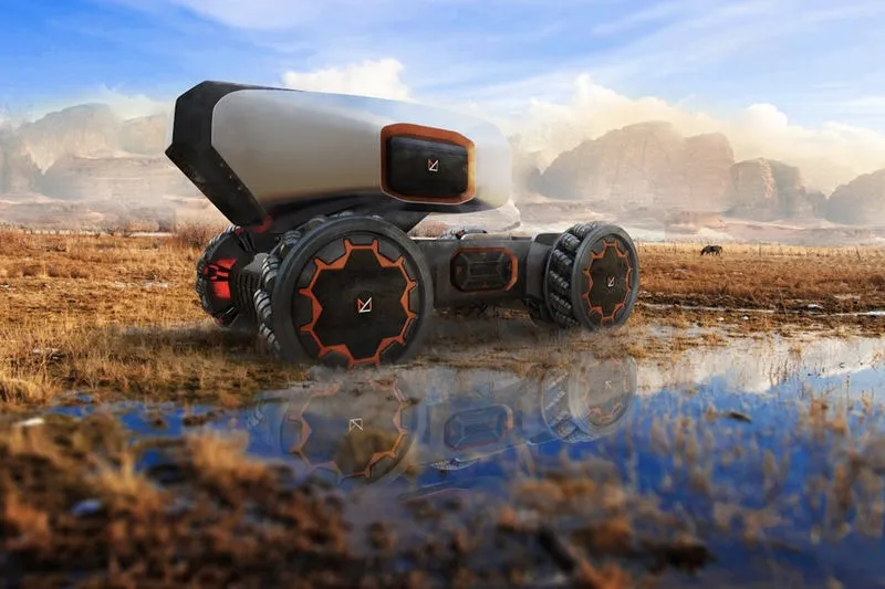 The Mars explorer can traverse the Red Planet!! 9
