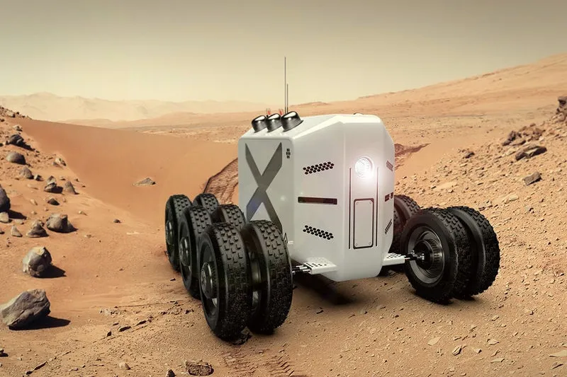 The Mars explorer can traverse the Red Planet!! 0