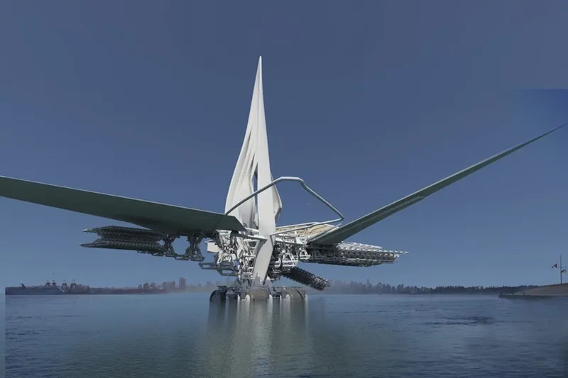 A Transformable, moving bridge on the Mongolian River!! 1