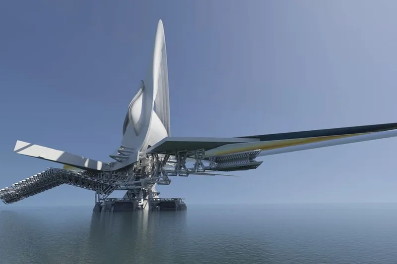 A Transformable, moving bridge on the Mongolian River!! 5