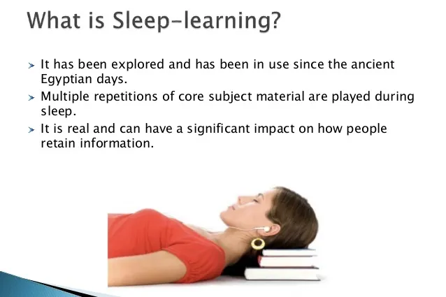 There is a new study that offers insight into how we can learn while we are sleeping! 1