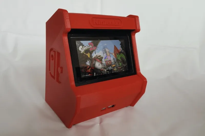 3D Printed Nintendo Switch looks like a mini arcade... 8
