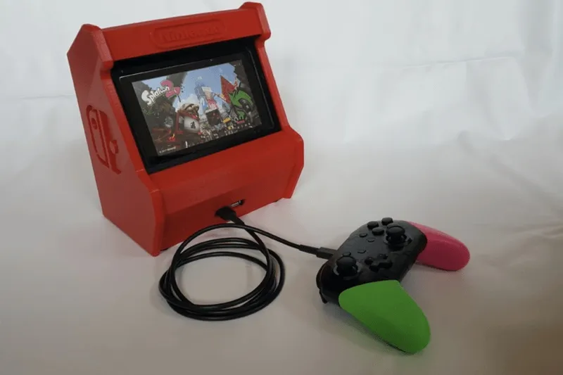 3D Printed Nintendo Switch looks like a mini arcade... 6