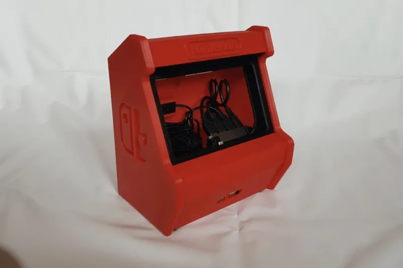 3D Printed Nintendo Switch looks like a mini arcade... 2