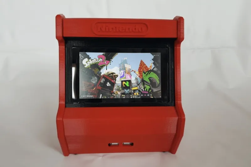 3D Printed Nintendo Switch looks like a mini arcade... 1