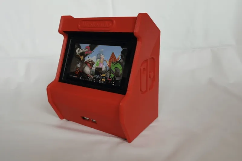 3D Printed Nintendo Switch looks like a mini arcade... 0