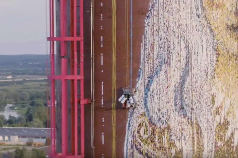 Video: SprayPainter's latest grafitti robot hits new heights!! 1