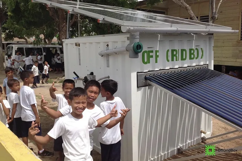 Video: Off the grid box brings clean water and power to all... 0